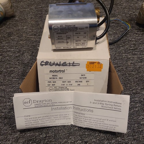 Acl motortrol 3 port - acl, 3/4”