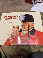 Rayments Pelham Ales Tin Sign - Beer Pubs Hertfordshire 