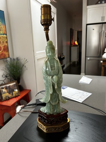 Lamp base chinese green - lamp,