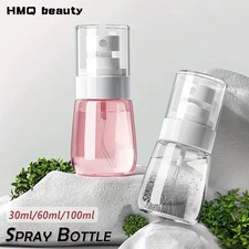 30/50/100ml Plastic Transparent Spray Bottle Refillable Small Travel Mist Empty