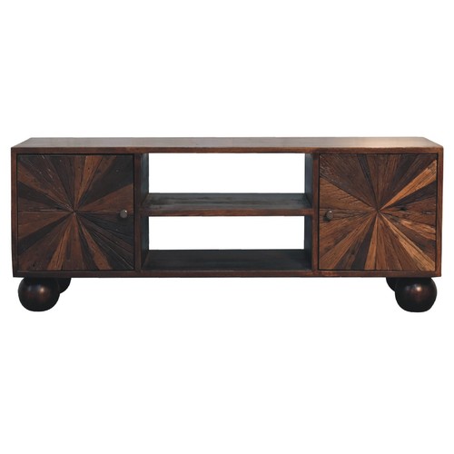Sunburst walnut unit - sunburst,