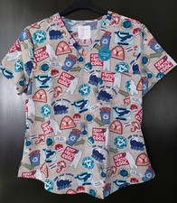 Cherokee Uniforms - Care For The Cause Scrub Top - L