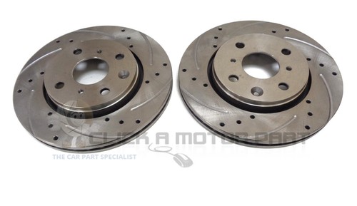 Front drilled and grooved - drilled,