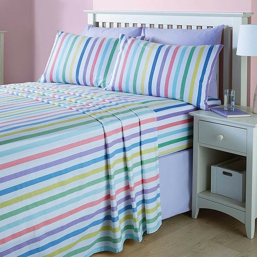 Candy stripe brushed 100 - stripe, 100%