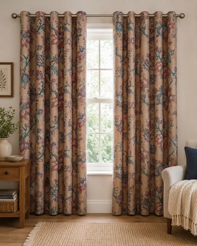 Dunelm jacobean eyelet - jacobean,