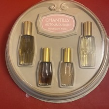 Vintage Chantilly Autour Du Bain - Houbigant Paris Perfume, Foam Bath, Bath Oil