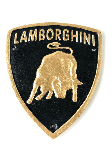 Lamborghini bull cast - bull, iron