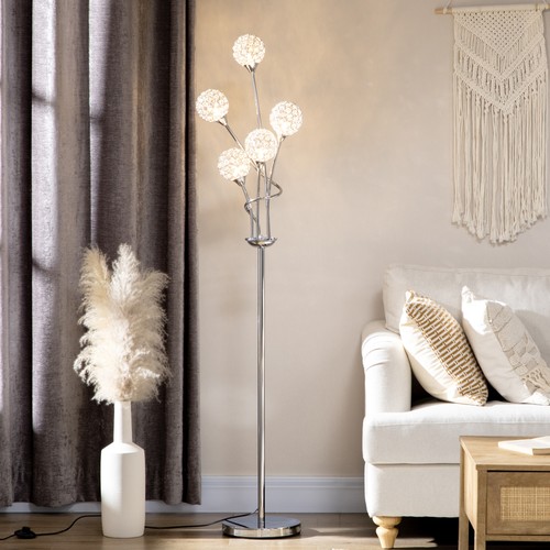 Homcom modern floor lamp - homcom, w/