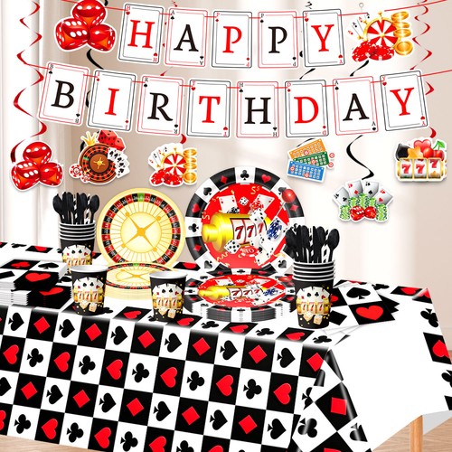 Casino party supplies plates - party,