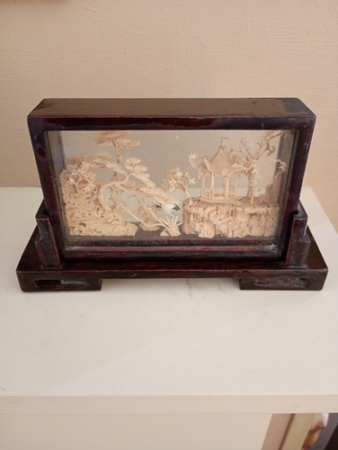 Vtg chinese hand carved - hand, cork