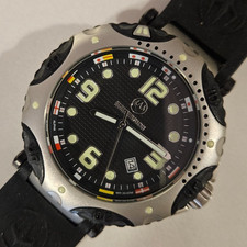 Men's Diver Watch IMMERSION "ALPHA" ITALIAN 200m Marine Tool 45mm NewOldStock!