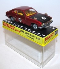 Dinky 213 Ford Capri GT Rally Car in Metallic Red VVN Mint in Original Box