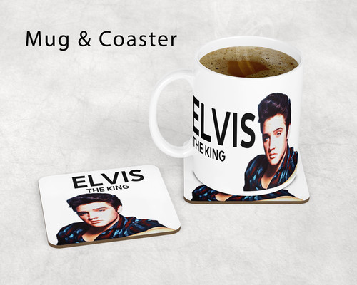 Elvis inspired mug - &, cork