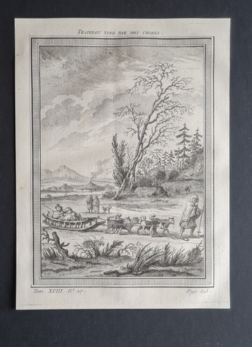 Antique french print - antique, (1768)