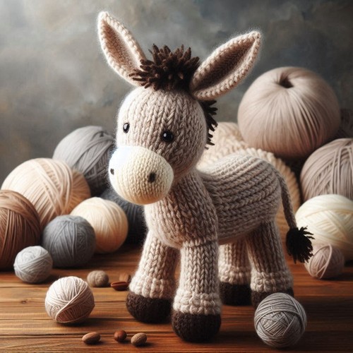 Single luxury donkey birthday - donkey,