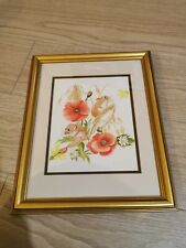 Field Mouse And Poppies