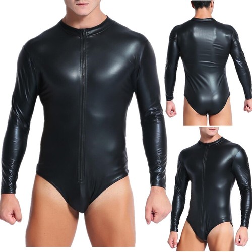 Men shiny pvc leather - shiny,