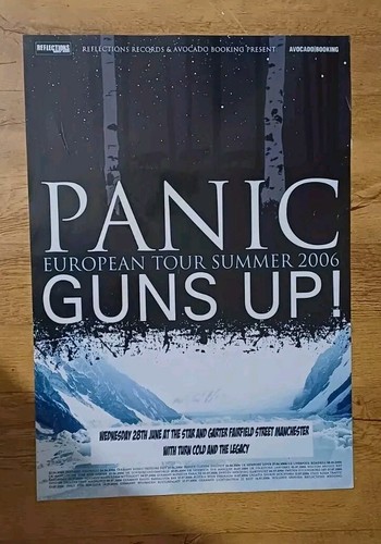 Panic original concert poster - concert,