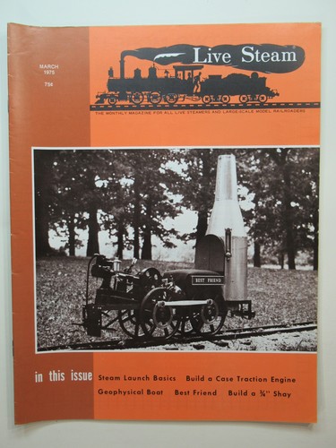 Live steam magazine mar - live, 1975