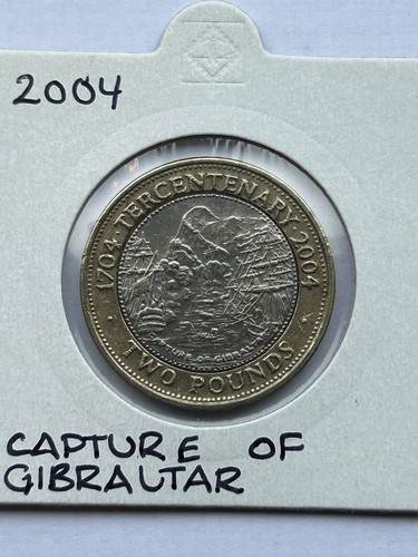 Gibraltar 2004 coin two - £2,