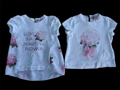 Monnalisa girls floral top - monnalisa,