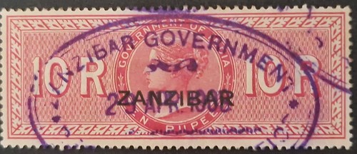 Zanzibar r11 1892 20r - zanzibar,