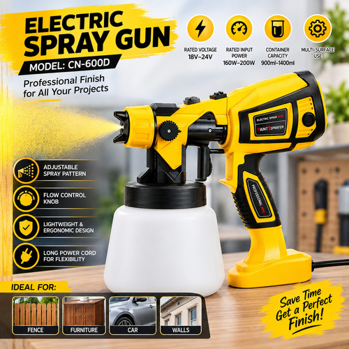 Electric spray gun 600d - spray,