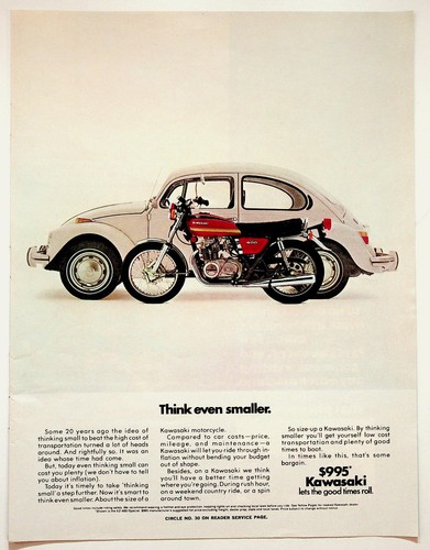 Vintage 1970s kawasaki - vintage,