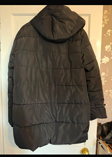 Lumberjack black long hooded - black,