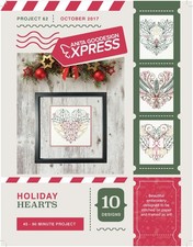 Anita Goodesign Holiday Hearts Machine Embroidery Designs PES USB