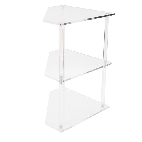Acrylic corner side table - corner,