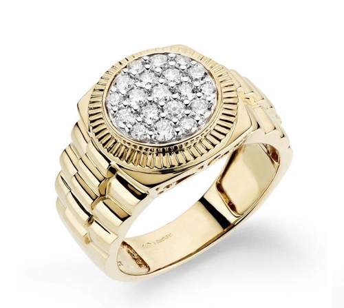 9ct gold diamond - 9ct, rolex