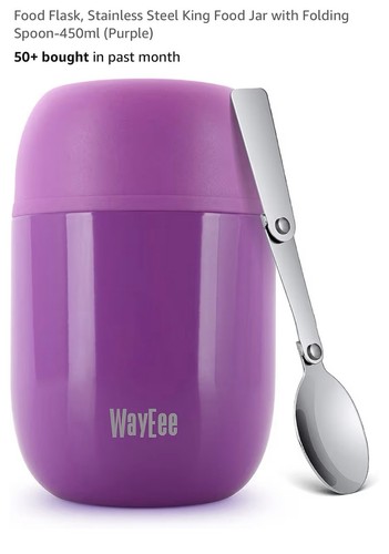 Food flask 450ml purple hot - purple,