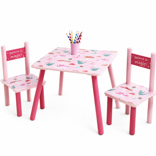 Wooden table and - 2, kids