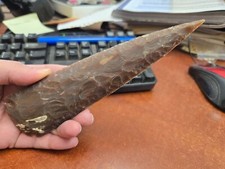 AGATE STONE SPEARHEAD