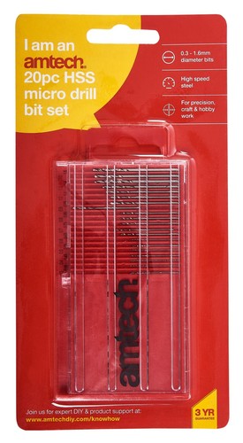 20pc hss micro drill - 20pc, bits