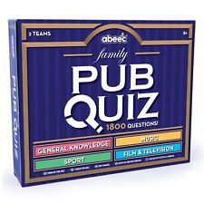 Family Pub Quiz – Host Your Own Pub Quiz - Family Board Game - 1800 Questions
