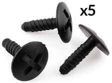 5x Trim Clips For VW T5 Engine