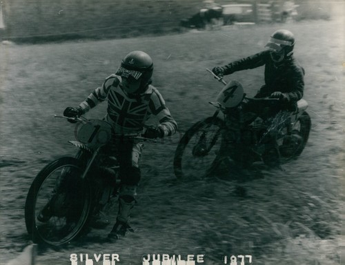 1977 grass track motorcycle - grass,