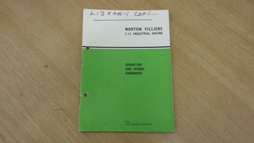 Villiers book norton c12 - villiers,