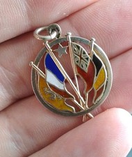 WW1 Allied Flags Pendant
