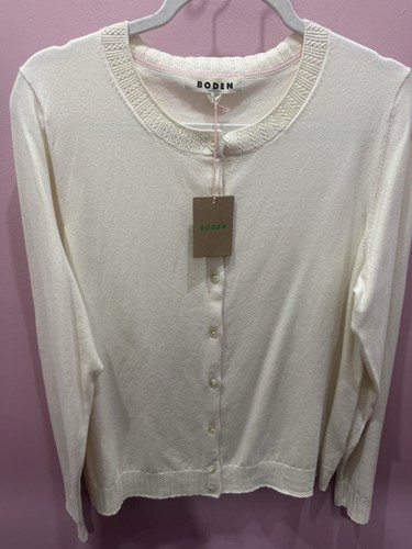 Bnwt boden cream cotton long - cream,