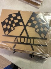 Audi  Sign metal check Flags