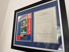 RARE! Ayrton Senna Signed -