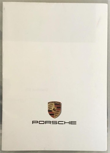 Porsche range sales brochure - range,