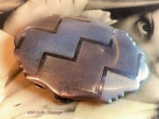 Art deco  silver tone machine