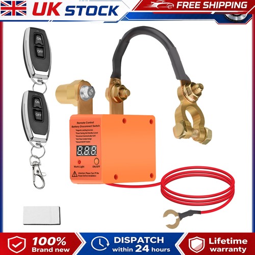 Remote battery isolator switch - remote,