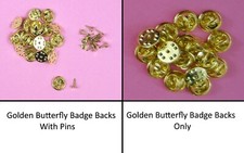 Metal Badge Button Lapel