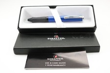 Vintage Sheaffer Pop Dark Blue Ballpoint Pen, CT (Cased & Refill)