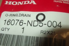 HONDA CRF250 CRF450 CBF250 CB400SS GENUINE CARB' DRAIN O-RING - # 16076-ND5-004